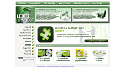 Desktop Screenshot of lemeznyomda.hu